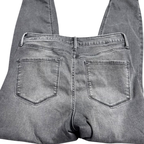 Simply Vera Verawang Womens High Rise Skinny Embroidered Floral Black Denim Jean - Picture 10 of 16